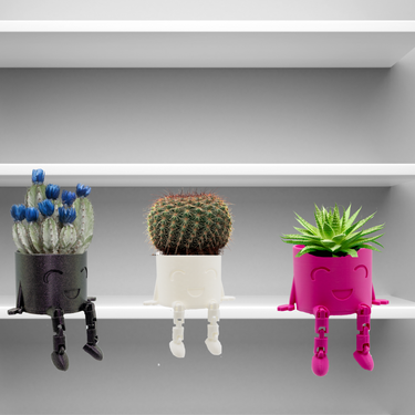 Happy Legs Planter - Unicorn Fart Productions